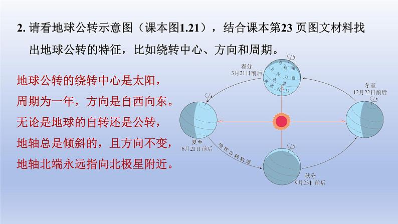 第三节  第2课时 地球的公转第7页