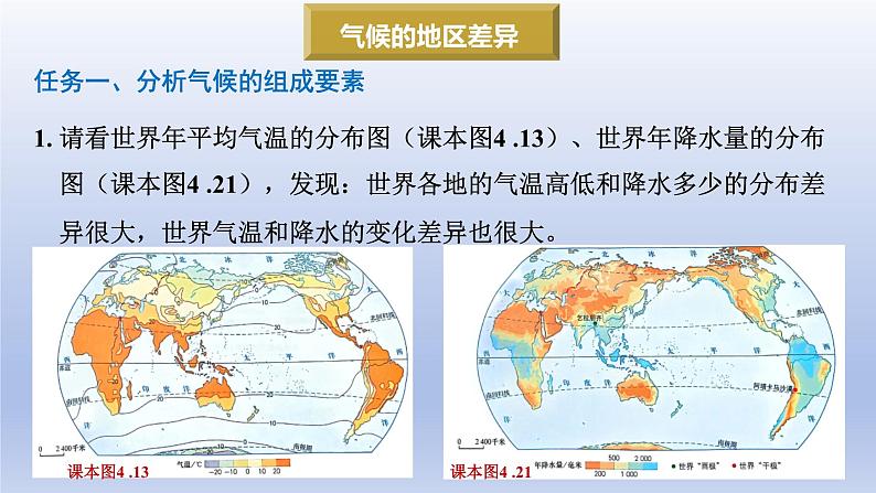 第四节  第1课时 气候的地区差异 世界气候类型的分布  公开课案例第5页