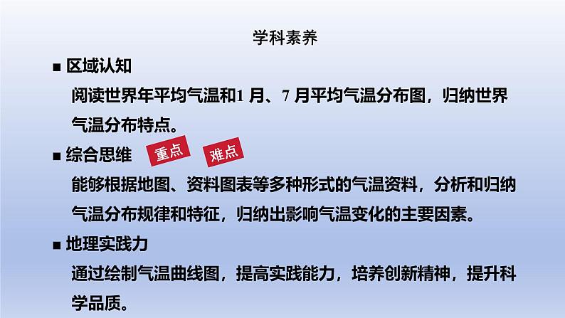 2024七年级地理上册第四章天气与气候第二节气温的变化与分布课件（人教版）第2页