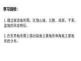初中  地理  人教版（2024）  七年级上册(2024) 第二节 世界的地形 课件
