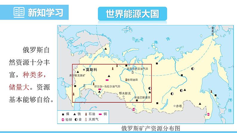 人教版（2024）七年级地理下册课件 第八章 第四节 第二课时 世界能源大国 西密东疏的管道运输线第4页