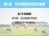 人教版（2024）七年級地理下冊課件 第九章 第二節(jié)第一課時 發(fā)達國家集中的地區(qū) 溫帶海洋性氣候與畜牧業(yè)