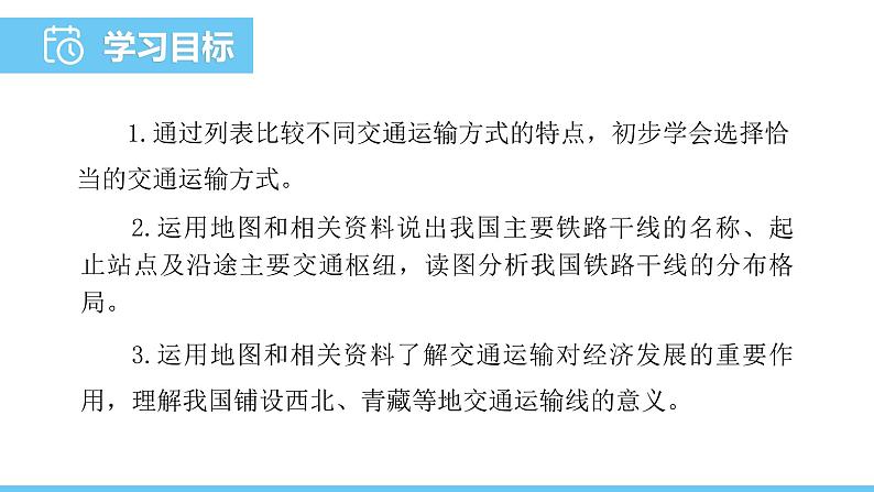 中图版（2024）七下地理课件 第五章 第五节 第一课时 中国主要的交通运输线第2页