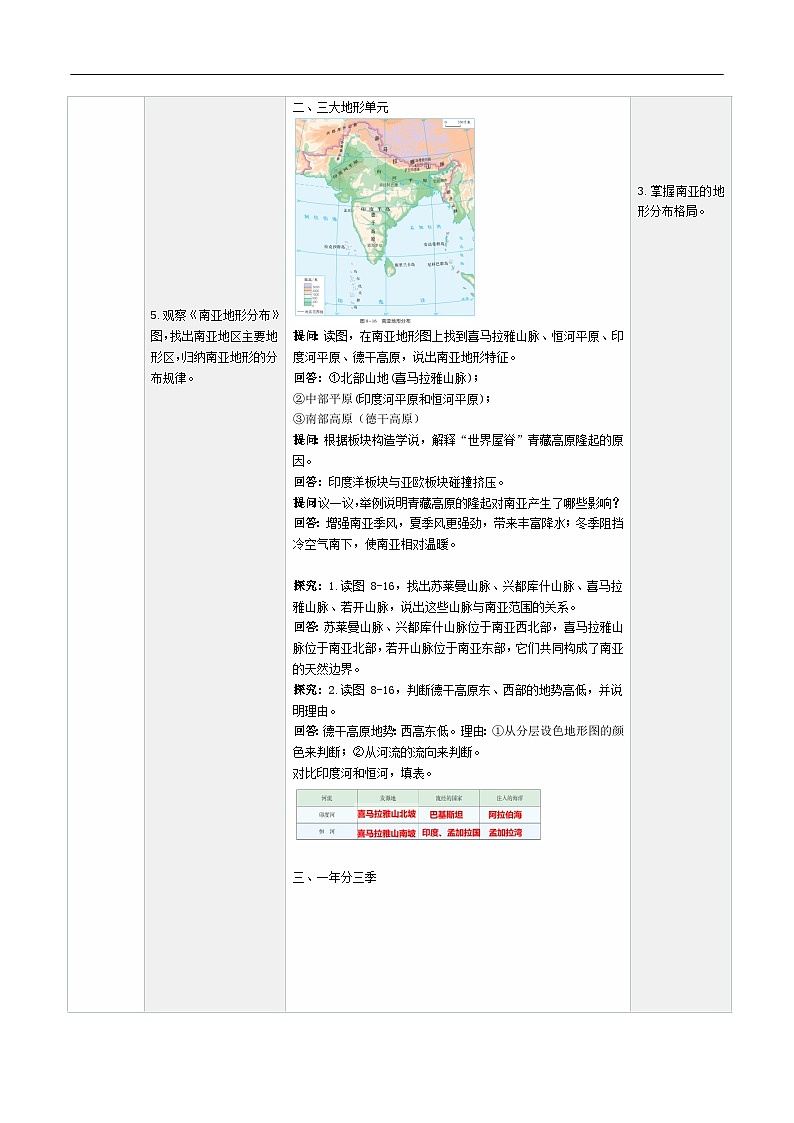 8.2 南亚（教学设计） 第3页