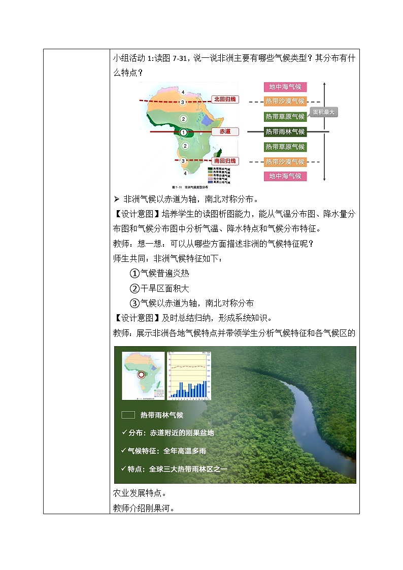 7.2.2非洲【教学设计】（第2课时——炎热的气候、人口和经济）——2025新教材湘教版初一地理下册第2页