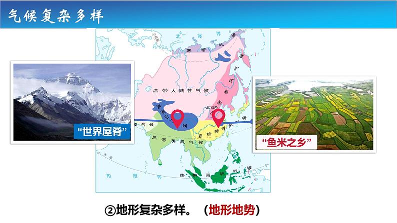 人教版地理七年级下册7.1.2《亚洲自然环境》课件第6页