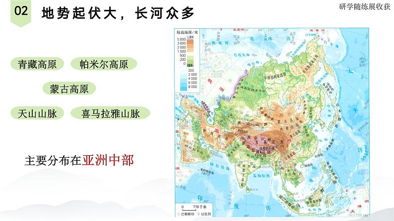 人教版七年级地理下册7.1《亚洲的自然环境》第二课时课件第6页