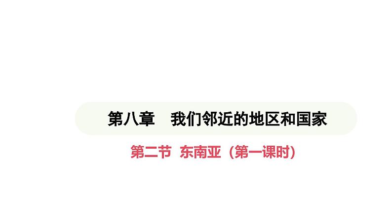 人教版（2024）地理七年级下册 8.2 东南亚 第1课时  “十字路口”的位置 热带气候与农业生产（课件）第1页