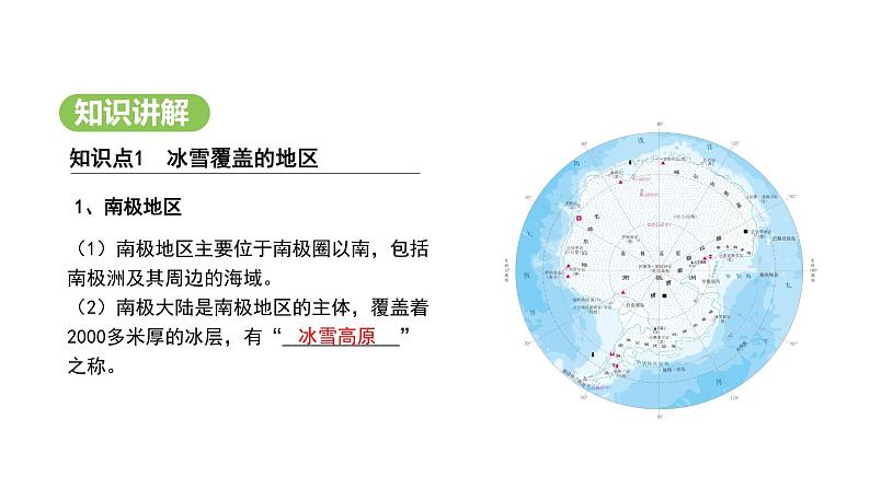 人教版（2024）地理七年级下册 11.1 冰雪覆盖的地区 科学考察的宝地（课件）第4页