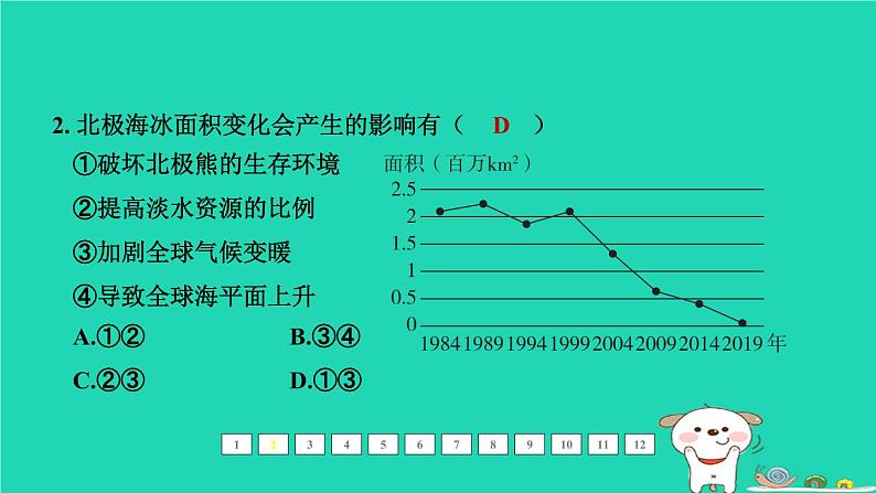 福建省2024中考地理2专题突破篇第26课时地理图表的判读课后练本课件第4页