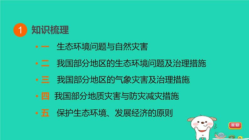 福建省2024中考地理2专题突破篇第27课时生态环境问题与自然灾害课堂讲本课件第3页