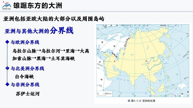 专题一 亚洲的地理位置和范围（课件）-2024-2025学年七年级地理下册（仁爱科普版2024）第5页