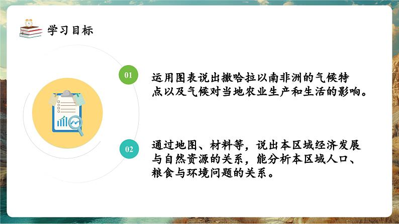 【新教材核心素养】商务星球版地理七年级下册7.4.2 撒哈拉以南非洲（第2课时）教学课件第3页