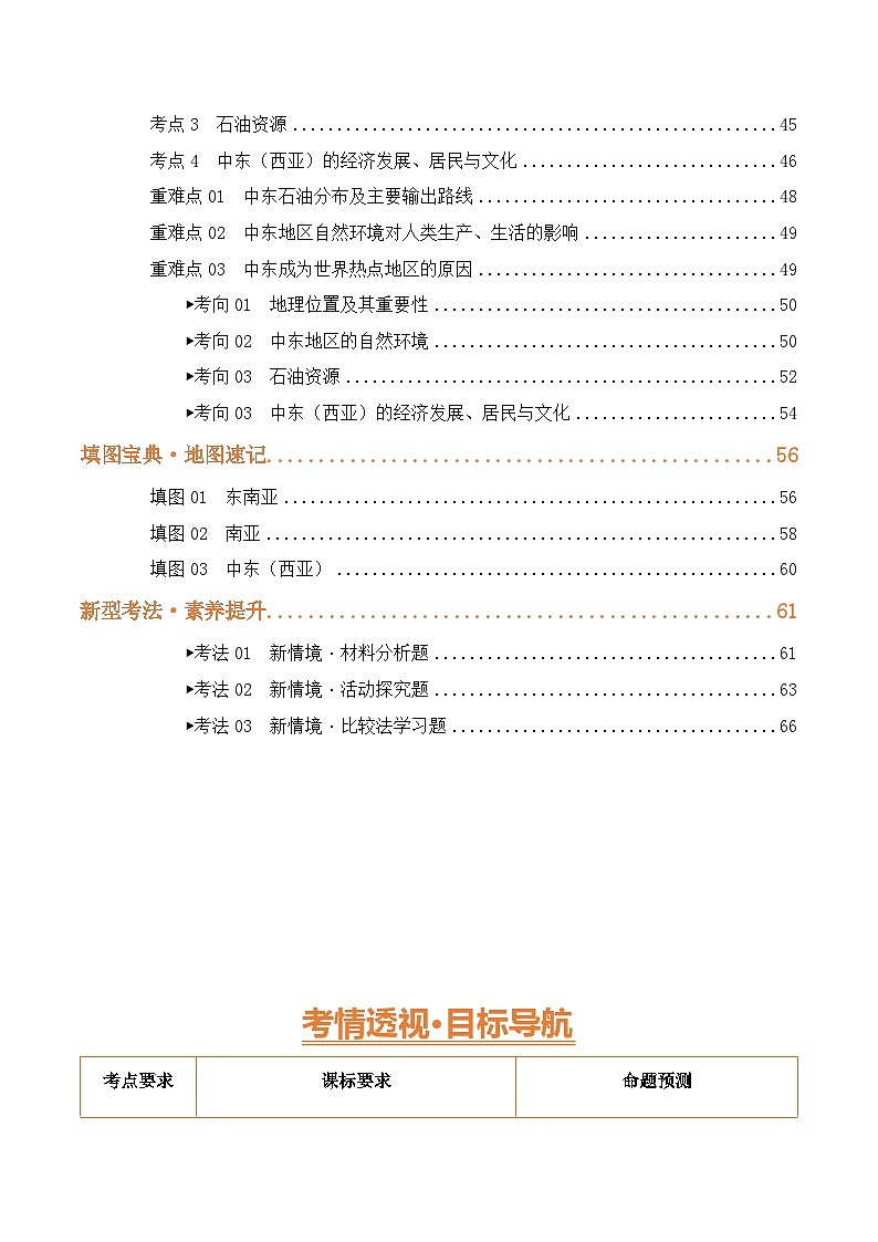 2025年中考地理一轮复习 专题10  东南亚、南亚、中东（西亚）（讲义）(解析版)第2页
