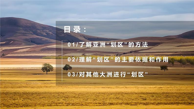 探究与实践——“划区”识世界【课件】——2025新教材湘教版初一地理下册第4页