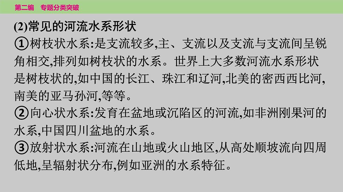 2025年中考地理二轮复习专题突破课件---专题三　类型三　河流及其影响第5页