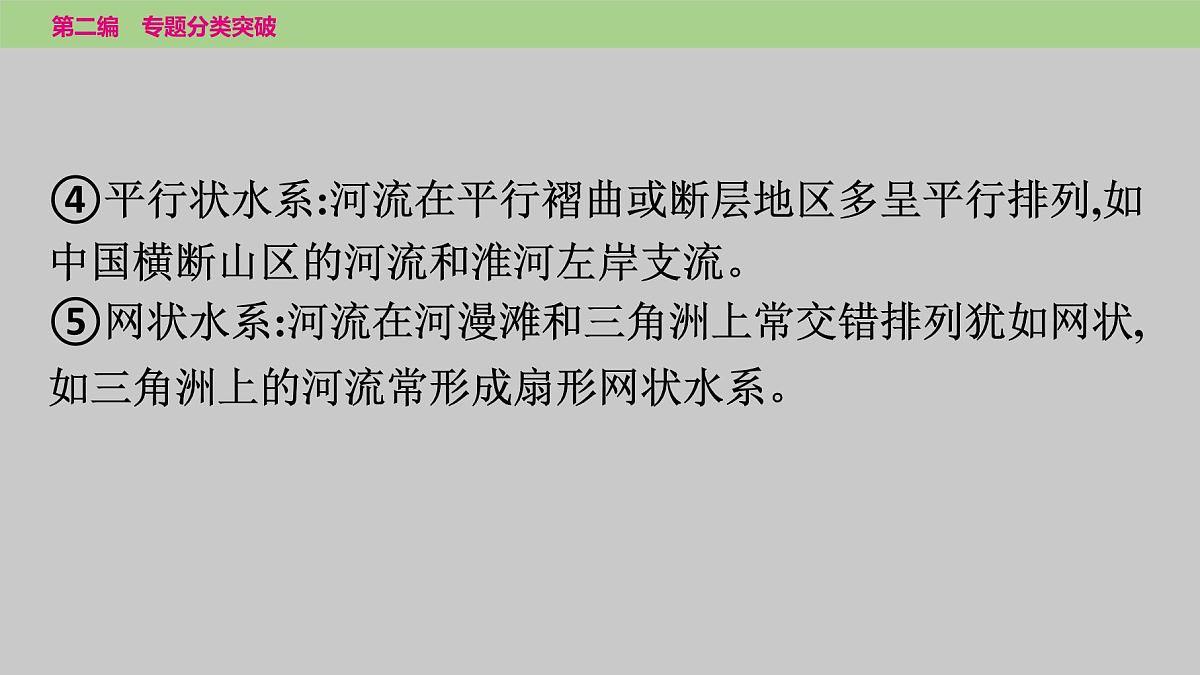 2025年中考地理二轮复习专题突破课件---专题三　类型三　河流及其影响第6页