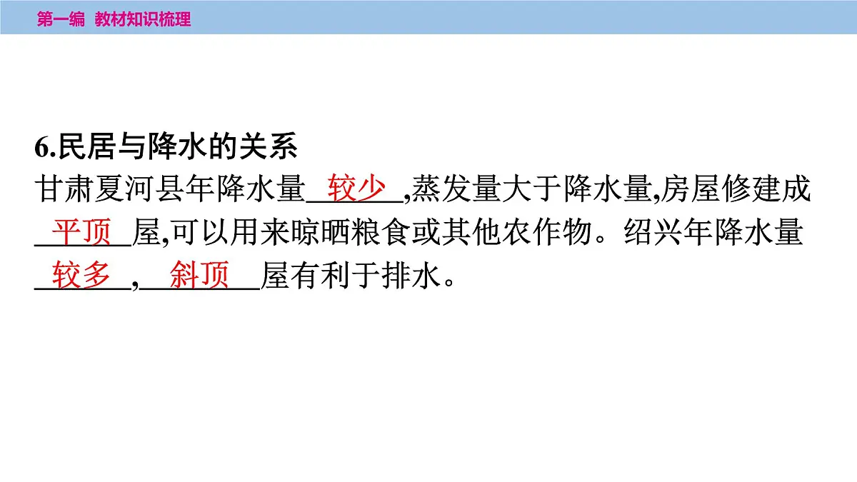 2025年中考地理一轮复习教材整理课件---第二章　第二课时　气候、自然灾害第8页