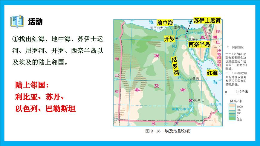 【湘教新版】7下第九章 第二节 《埃及》教学课件第6页