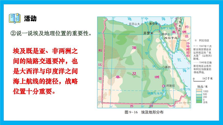 【湘教新版】7下第九章 第二节 《埃及》教学课件第7页
