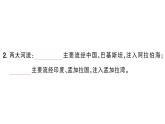 初中地理新湘教版七年級(jí)下冊(cè)第八章第二節(jié) 南亞作業(yè)課件2025春