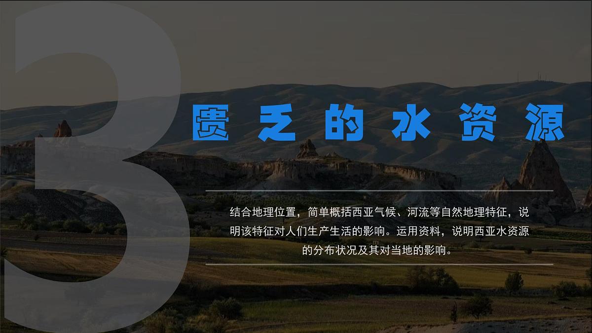 9.1.2 西亚（课时2）2025学年七年级地理下册（人教版2024） 课件第5页