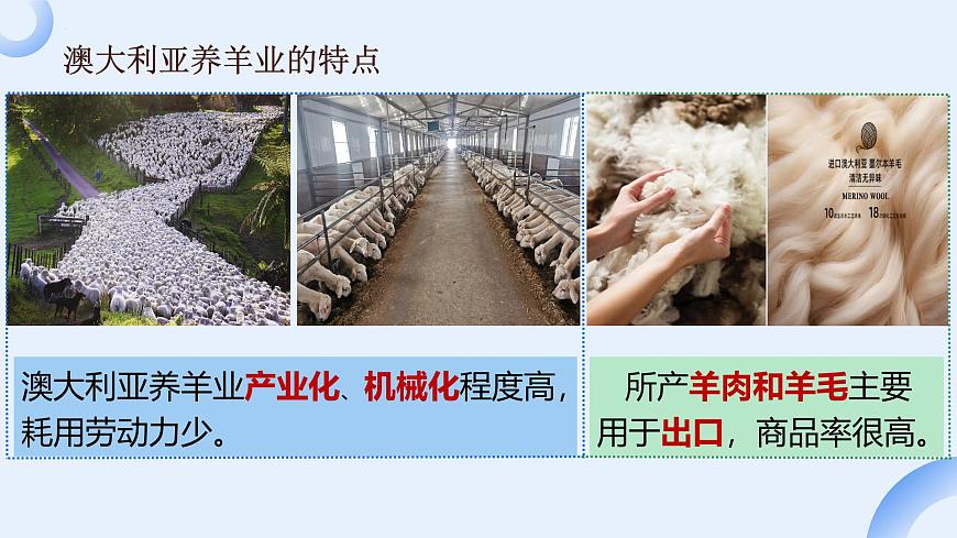 9.4 澳大利亚 第2课时  “骑在羊背上的国家”“坐在矿车上的国家” 课件-七年级地理下学期人教版（2024）第7页