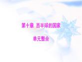 人教版七年級地理下冊第十章單元整合課件