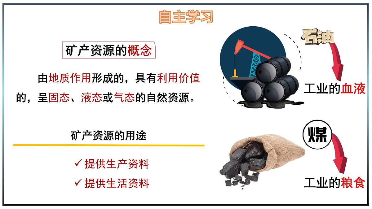 5.3 矿产资源与工业 - 初中七年级地理下册 同步教学课件（中图版2024）第6页