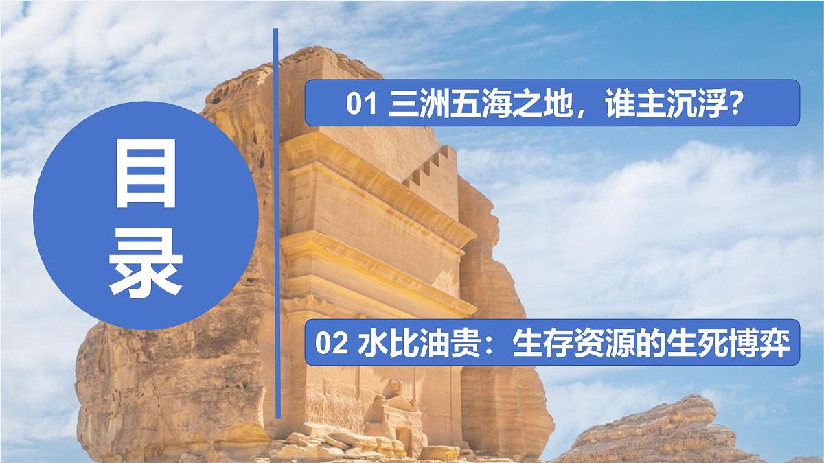 2024—2025学年七年级地理下学期人教版9.1 西亚（课时1）PPT第5页