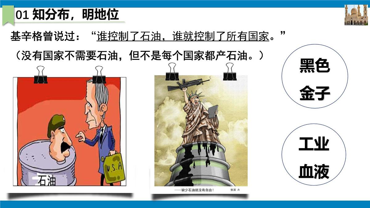 2024—2025学年七年级地理下学期人教版9.1 西亚（课时2）PPT第5页