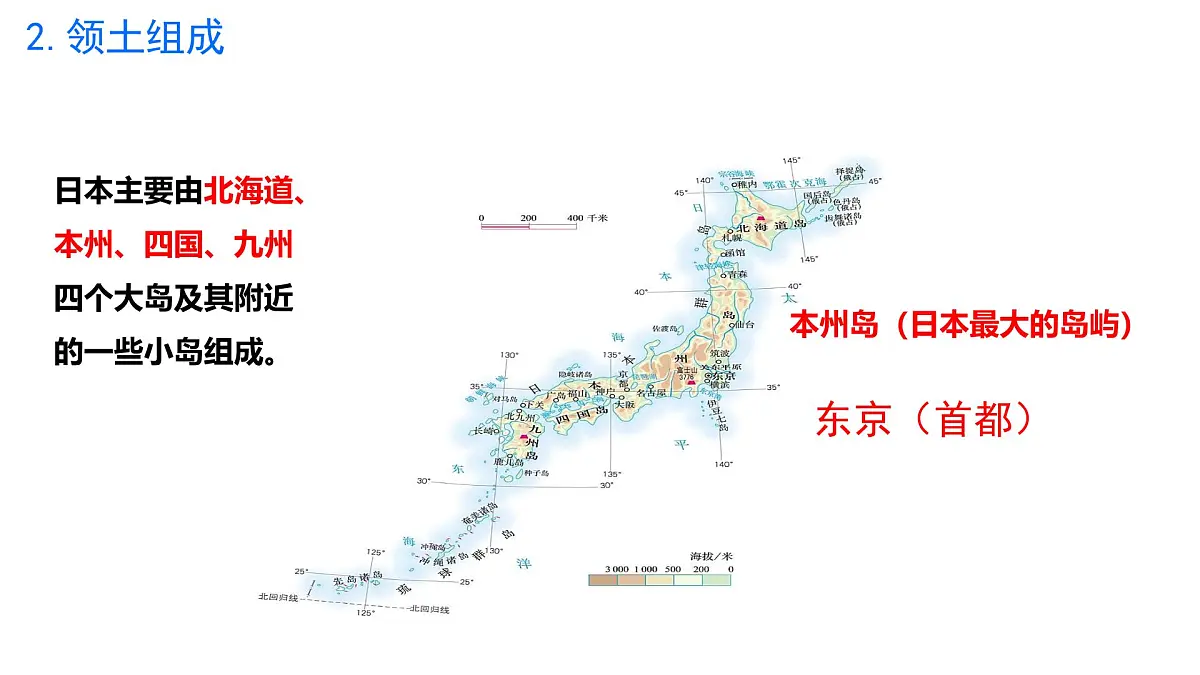初中 地理 人教版（2024） 七年级下册(2024) 第八章第一节 日本 课件第7页