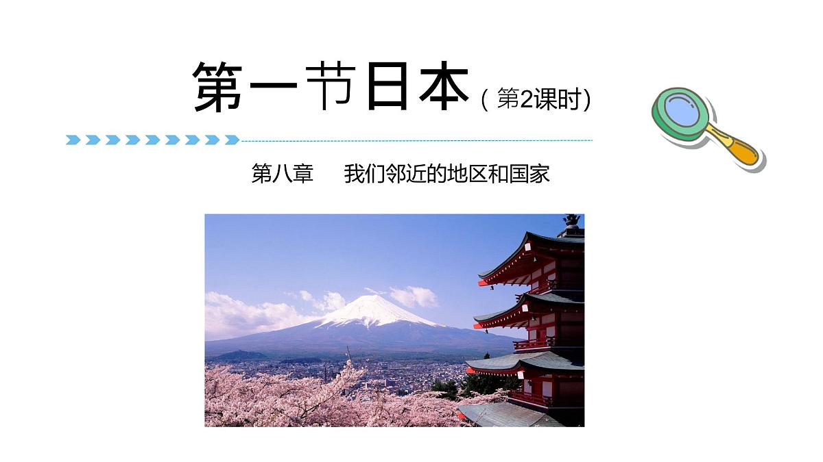初中 地理 人教版（2024） 七年级下册(2024) 第八章第一节 日本 课件第1页