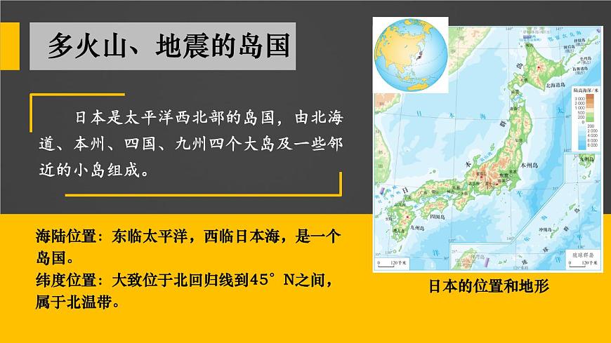 初中  地理 人教版（2024） 七年级下册第一节 日本 课件第3页