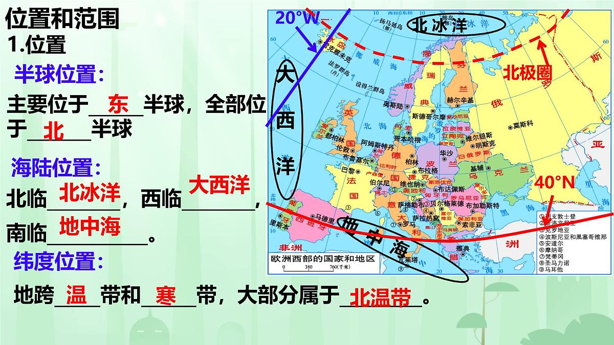 初中  地理  湘教版（2024）七年级下册8.4 欧洲西部 课件第2页