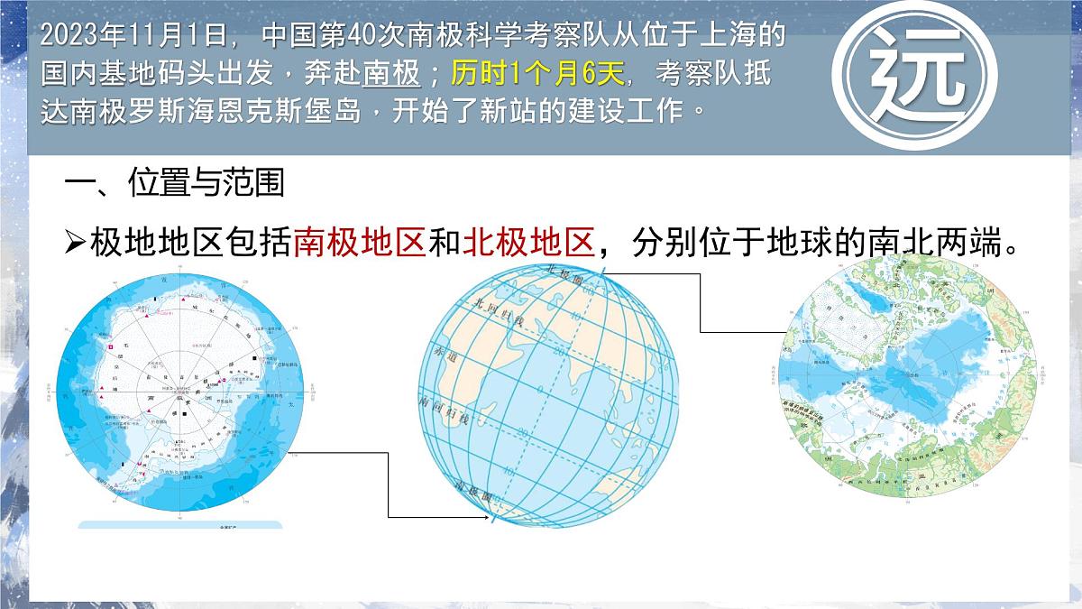 初中  地理  湘教版（2024） 七年级下册8.5 北极地区和南极地区 课件第6页