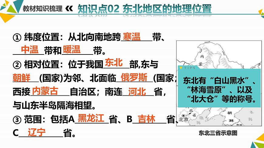 第二单元 认识北方地区（串讲课件）2025学年七年级地理下学期期中考点大串讲（中华中图版）第8页