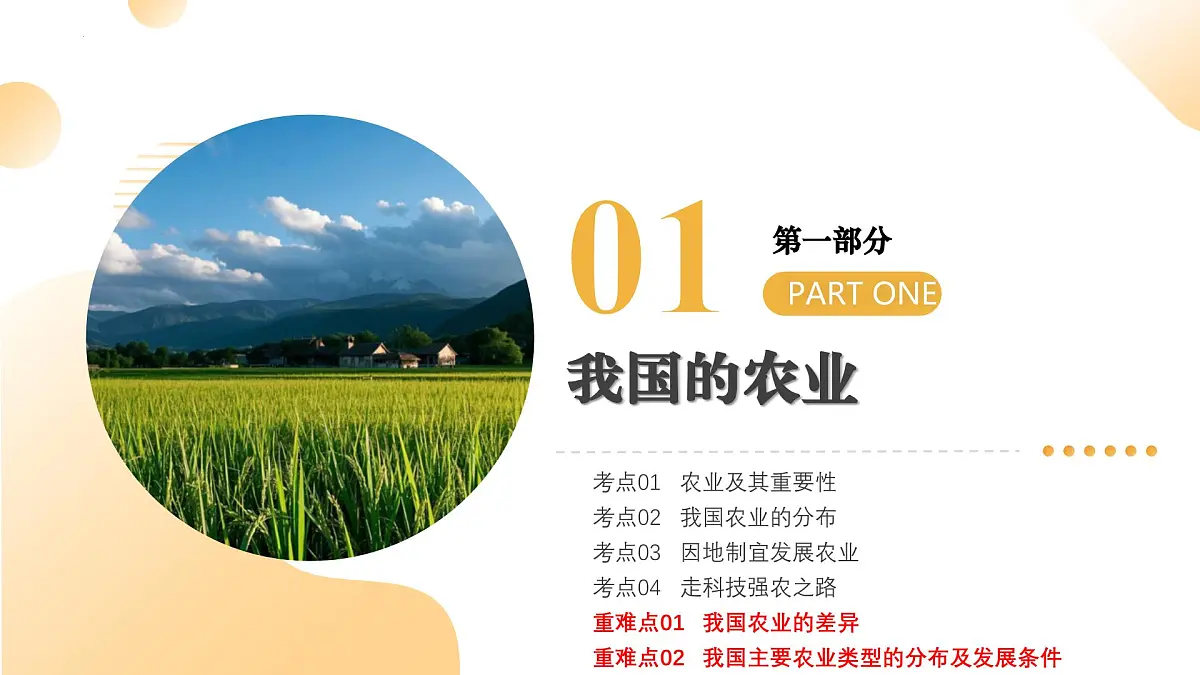 专题20 我国的农业、地方文化特色与旅游（精讲课件）2025年中考地理一轮复习讲练测（全国通用）第5页
