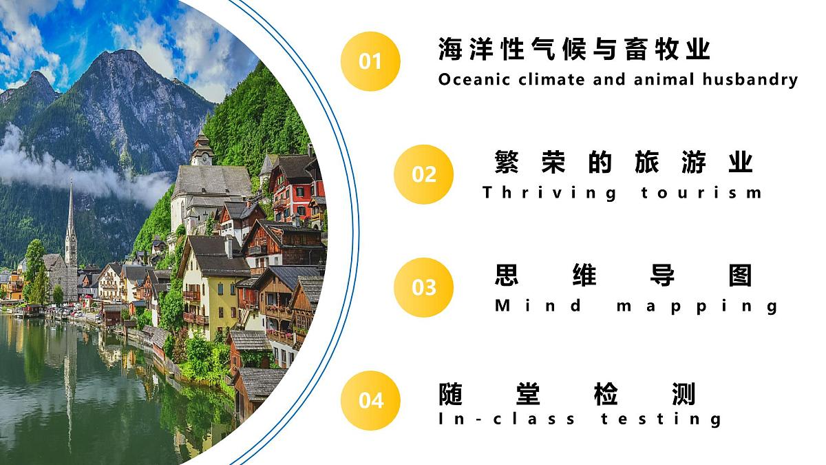 9.2.2欧洲西部（第2课时 海洋性气候与畜牧业、繁荣的旅游业）课件-七年级地理下册（人教版2024）第4页