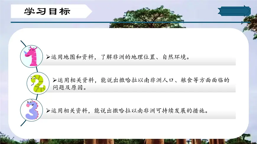 8.1 助力撒哈拉以南非洲的可持续发展（课件）-2024-2025学年七年级地理下册（晋教版2024）第3页
