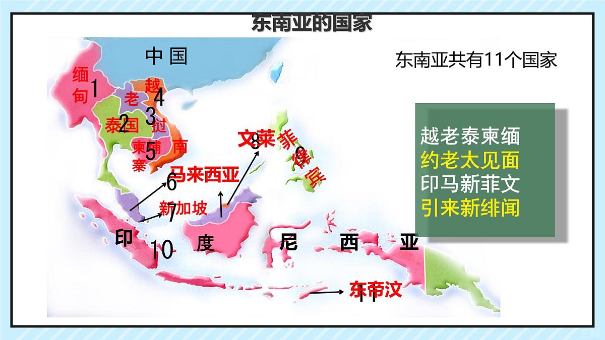 初中  地理  人教版（2024）  七年级下册(2024)  第八章第二节 东南亚 课件第5页