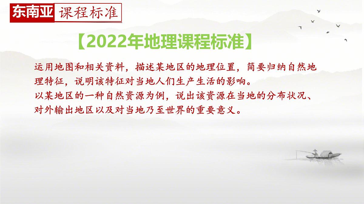 初中  地理  人教版（2024）  七年级下册(2024)  第八章第二节 东南亚 课件第3页