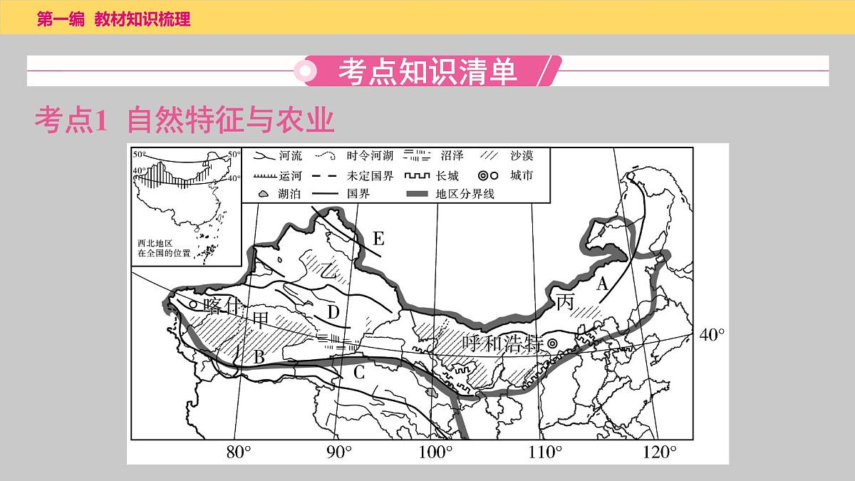 第八章　西北地区课件  2025年中考地理一轮复习教材整理第3页