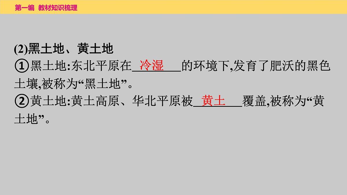 第六章　第1课时　自然特征与农业、“白山黑水”——东北三省课件  2025年中考地理一轮复习教材整理第5页