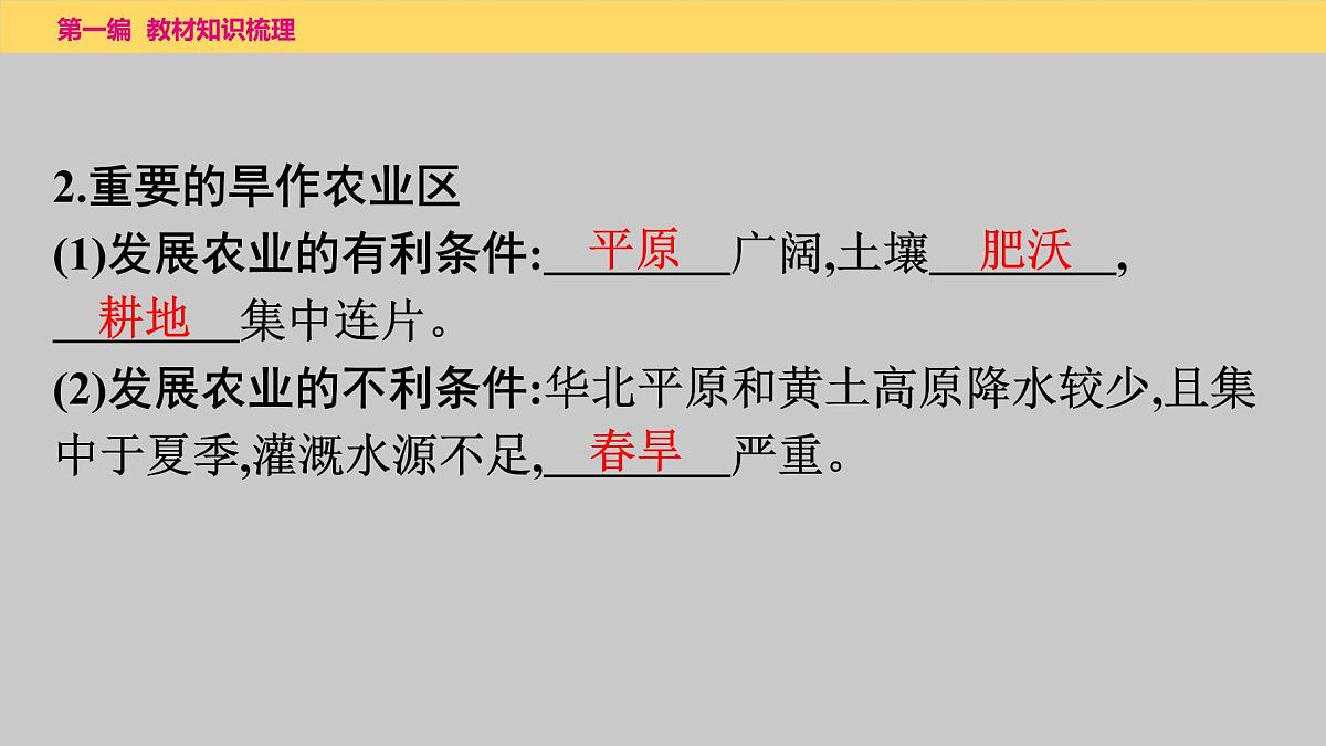 第六章　第1课时　自然特征与农业、“白山黑水”——东北三省课件  2025年中考地理一轮复习教材整理第6页