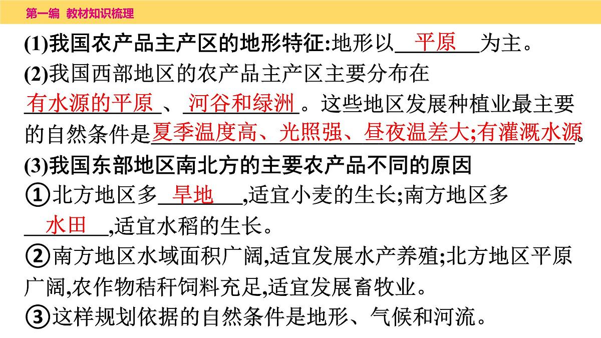 第四章　第二课时　农业、工业课件  2025年中考地理一轮复习教材整理第7页