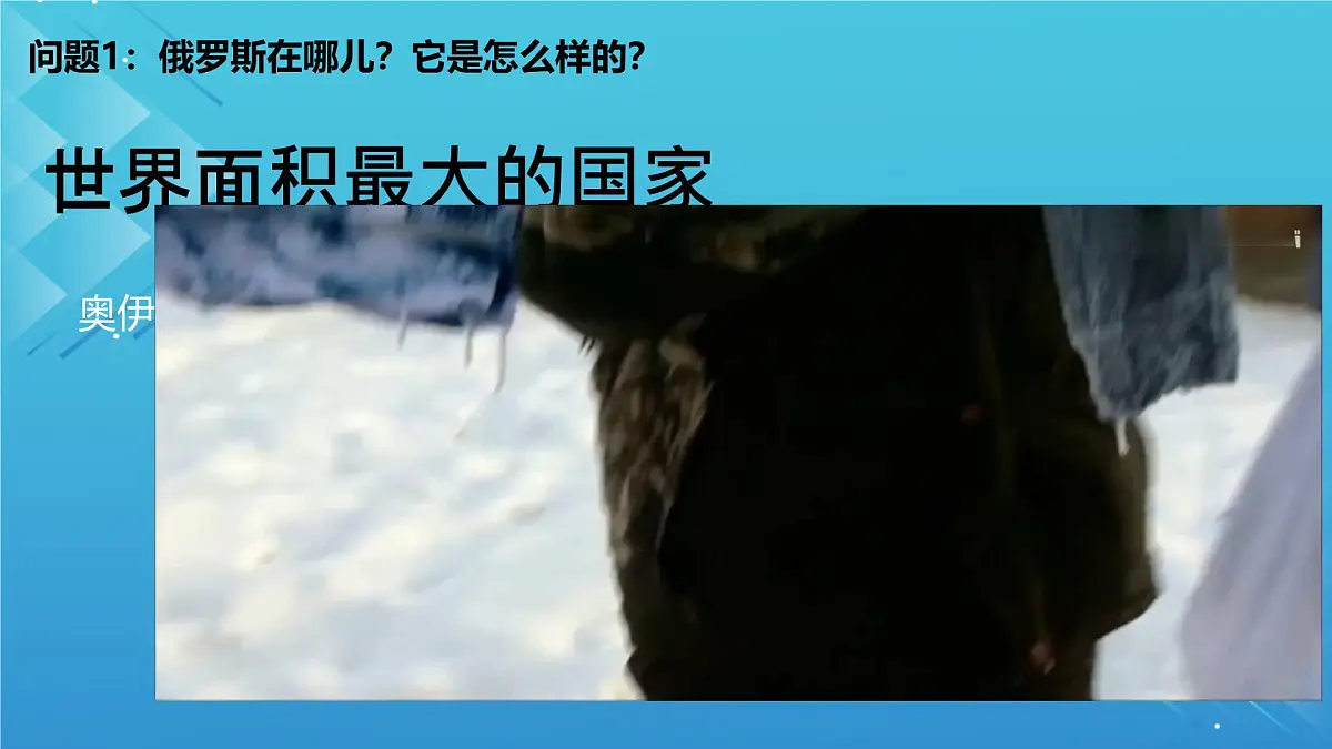 初中 地理 人教版（2024） 七年级下册(2024) 第八章第四节 俄罗斯 课件第2页
