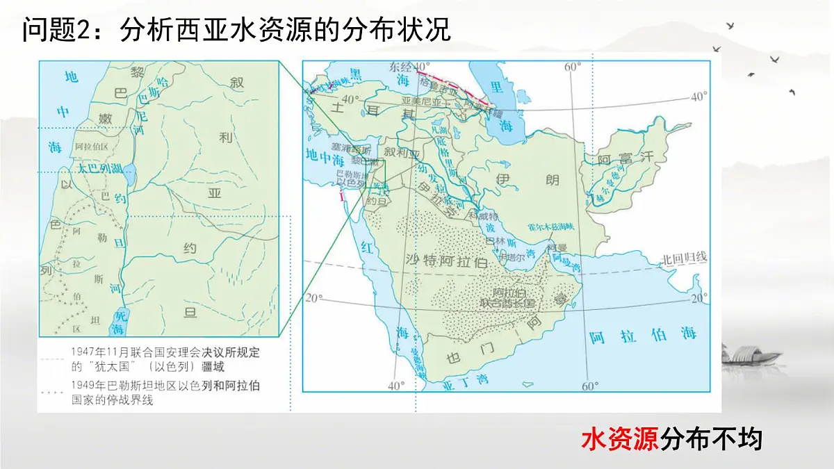 初中 地理 人教版（2024） 七年级下册(2024) 第九章第一节 西亚 课件第3页