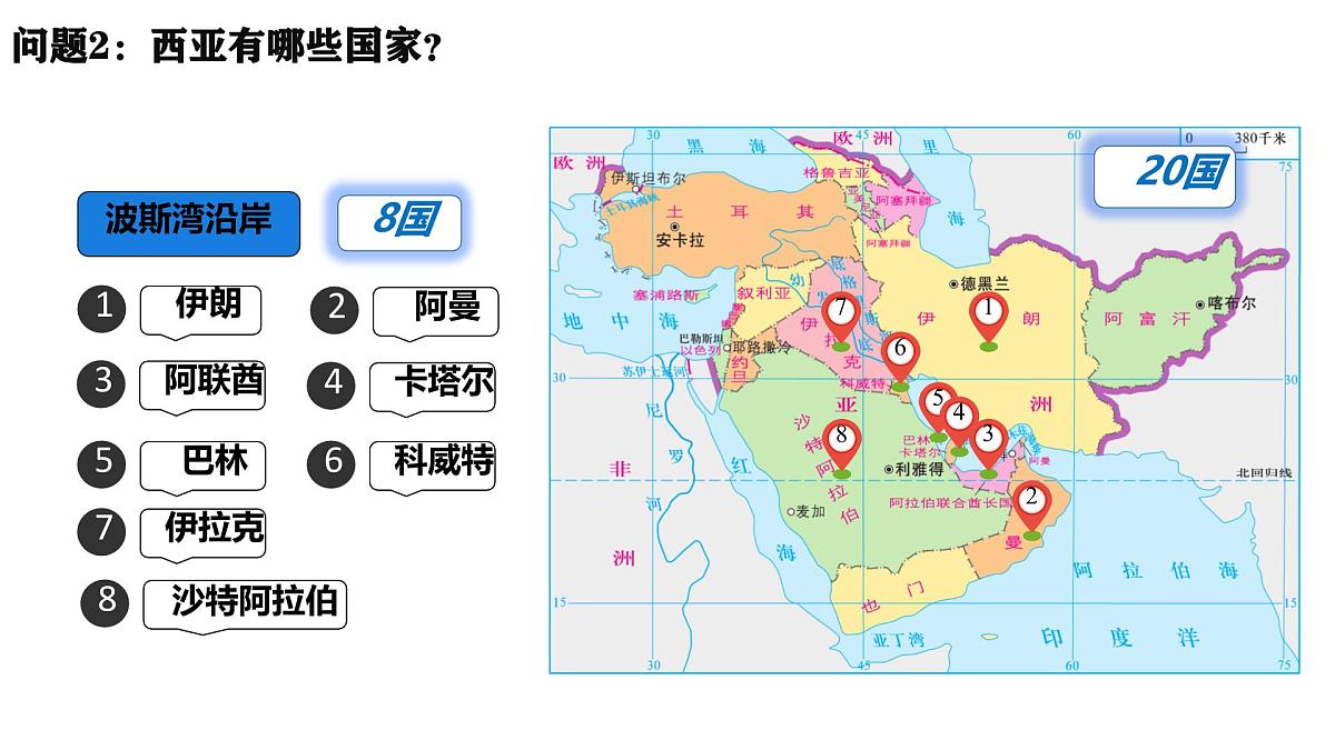 初中  地理  人教版（2024）  七年级下册(2024)  第九章第一节 西亚 课件第6页