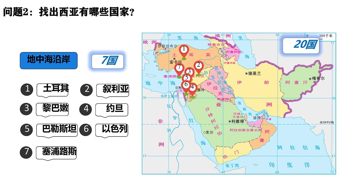 初中  地理  人教版（2024）  七年级下册(2024)  第九章第一节 西亚 课件第7页